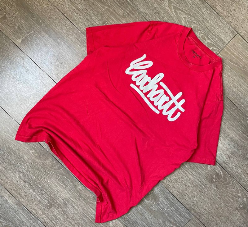 Carhartt красная футболка размер M 3