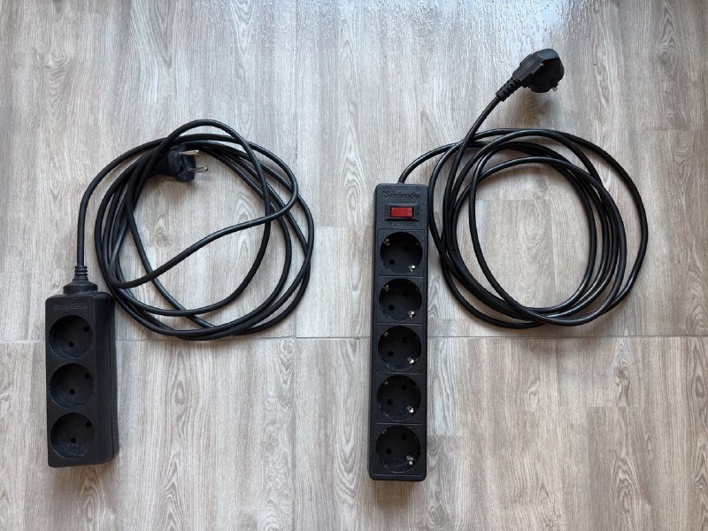 Удлинитель переноска с заземлением и кнопкой 2,8м