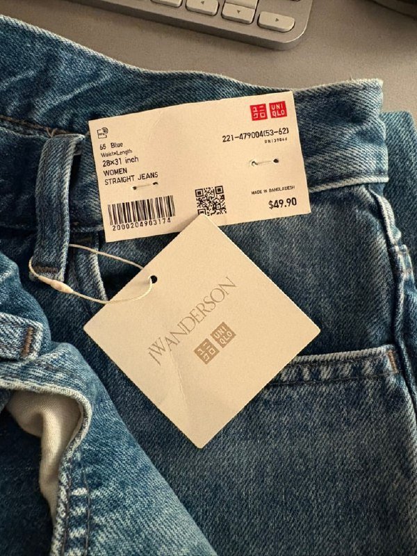Джинсы UNIQLO JW ANDERSON 28x31 inch straight 2