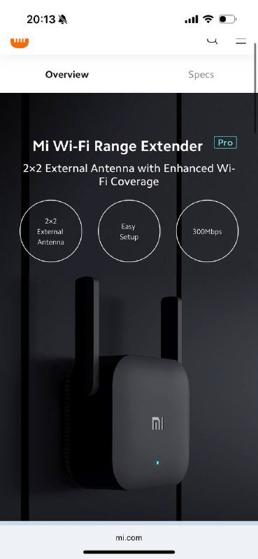 Усилитель вайфая Mi Pro 6