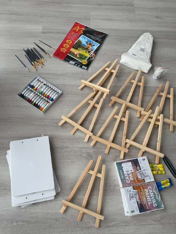 Набор для арт-девичника и мастер-классов по рисованию