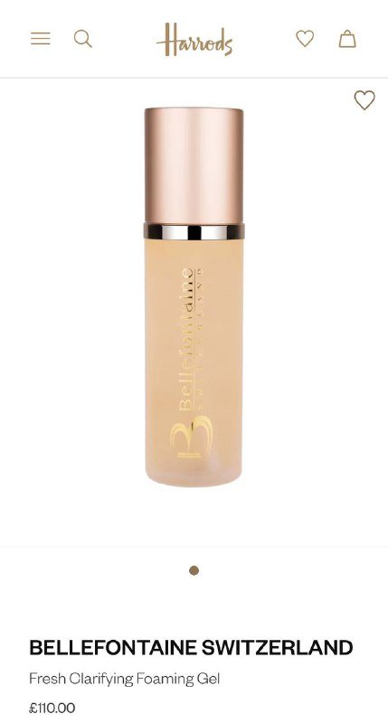 Face cleanser BELLEFONTAINE Switzerland Fresh Clarifying Foaming Gel