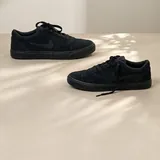 Мужские замшевые кеды Nike SB Charge All Black 2