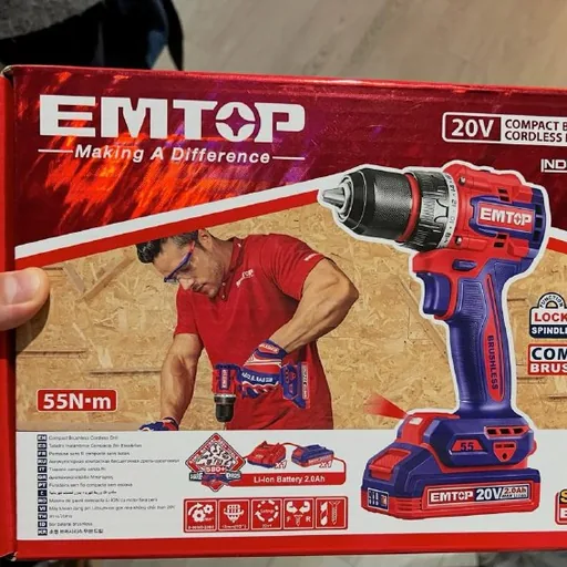Дрель-шуруповерт EMTOP