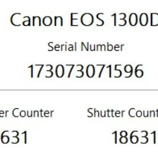 Canon EOS 1300D body and 18-55mm zoom kit lens