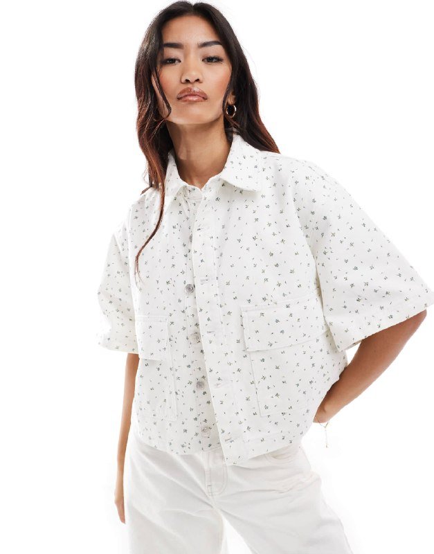 Asos джинсовая рубашка, Cotton:On свитер 3