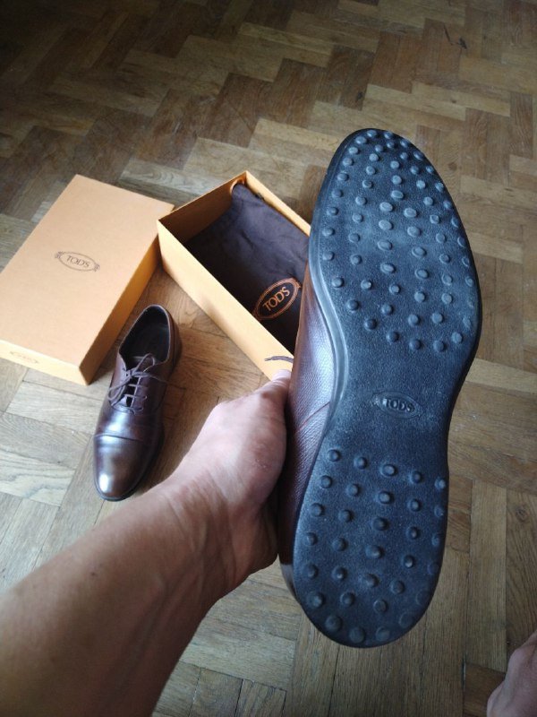 Туфли Оксфорды Tods мужские коричневые 3