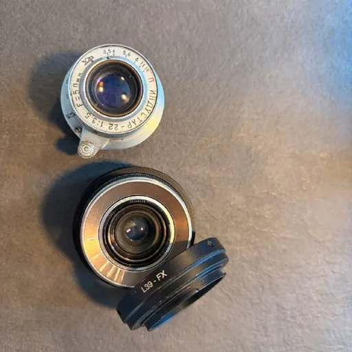 Советские объективы Индустар-22, Юпитер-8М, адаптер Fujifilm X