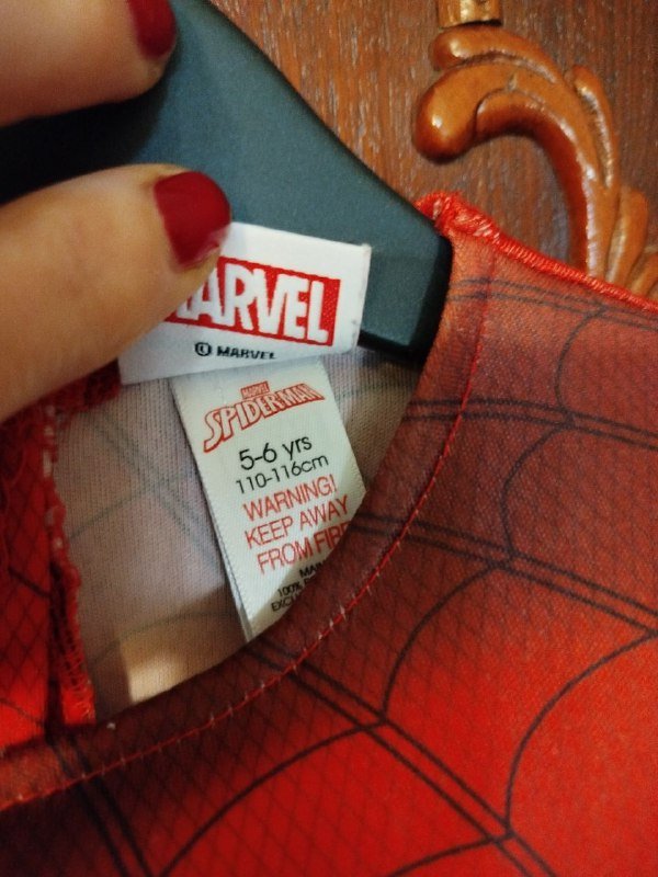 Костюм Человек Паук для детей 5-6 лет 2