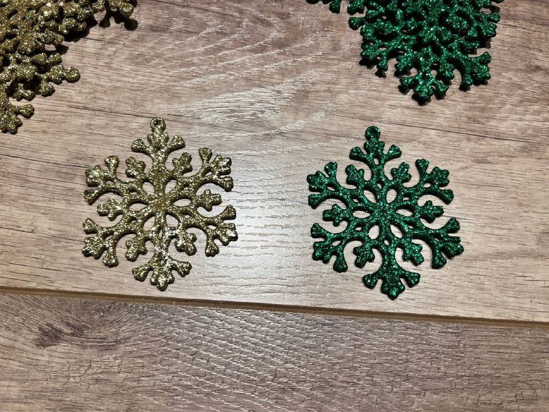 Елочные игрушки снежинки 2