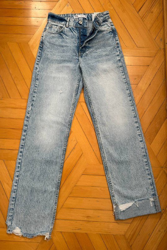 Джинсы Zara Z1975 High-Rise Straight-Fit 34 размер 5