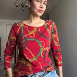 Красный лонгслив Ralph Lauren 1