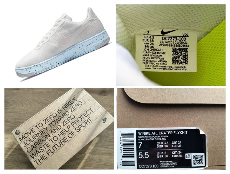 Новые оригинальные женские кроссовки Nike Air Force 1 3