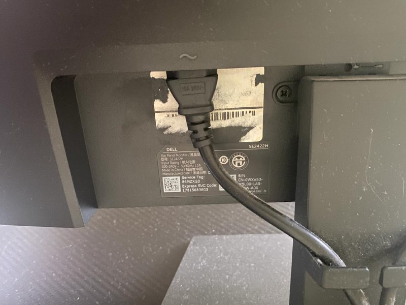 Монитор DELL SE2422H, Подставка под монитор Jysk SULDRUP 2