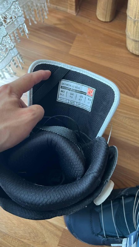 Ботинки сноубордические Deeluxe Deemon L3 BOA, крепления Men's Meteorite Snowboard Binding 5