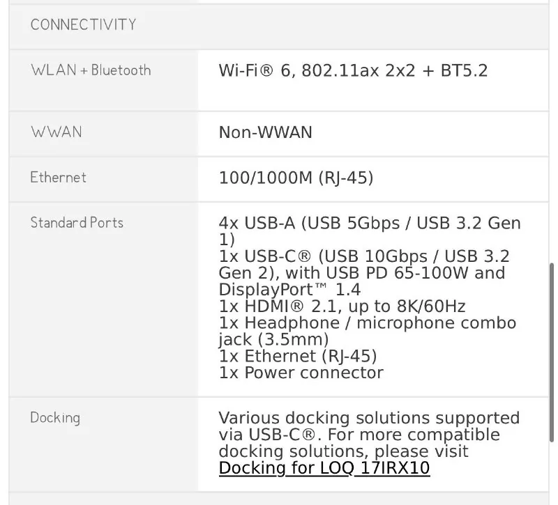 Игровой ноутбук Lenovo LOQ 17 83JH003NRK 1