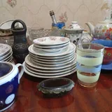 Посуда, чашки, тарелки, стаканы 2