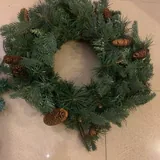 Новогодний венок, растяжка 1