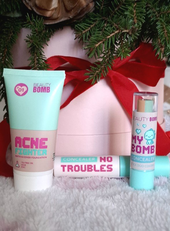 Консилер-стик, тональный крем, консилер для лица Beauty Bomb