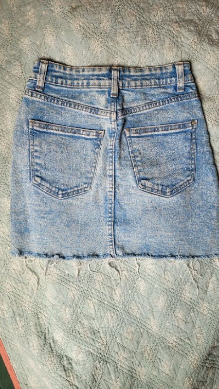 Джинсовая юбка Bershka 32 размер 2