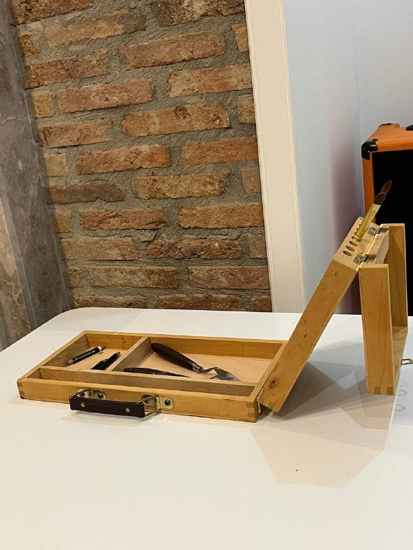 Раскладной органайзер кейс для кистей 2