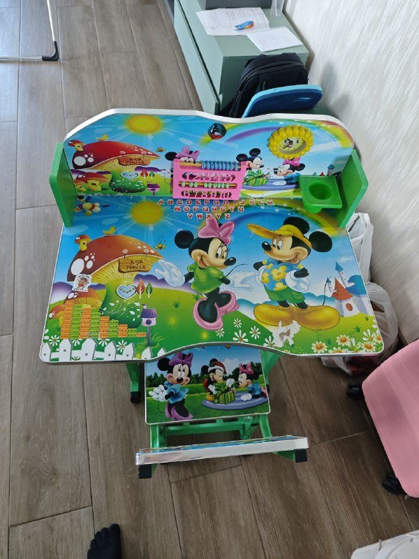 растущий стол и стул комплект 2