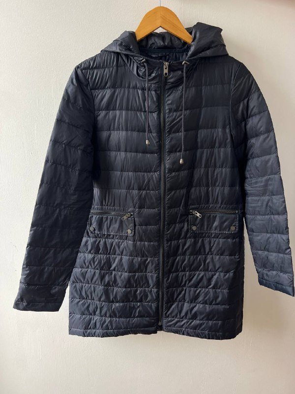 Куртка Zara тёмно-синего цвета размер M