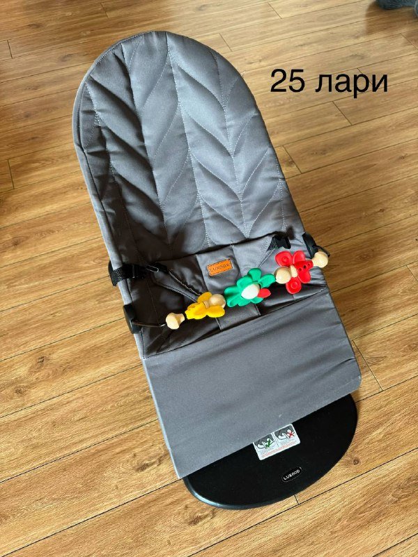 Стульчик для кормления, приставная кроватка, шезлонг, вещи для младенца 68 размер 7