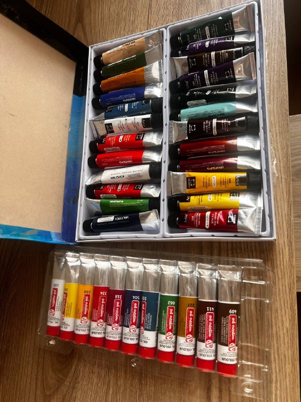 Краски масляные набор