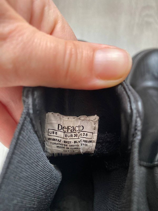 Черные ботинки Челси размер 36 4