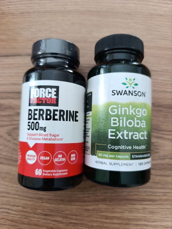Берберин, Гинкго билоба