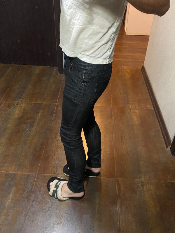 Джинсы RNT23 черные скинни размеры 44/46 2