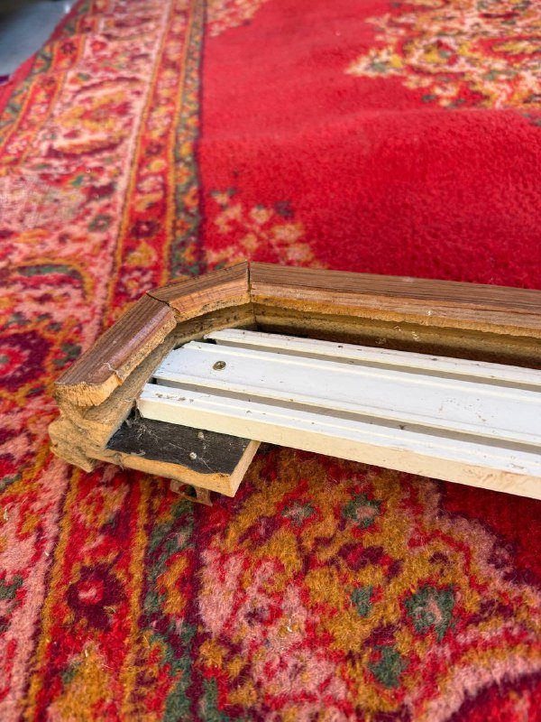 Карниз из дерева 120 см 2