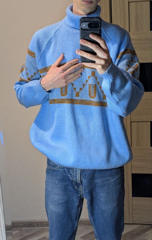 Свитер шерстяной мужской