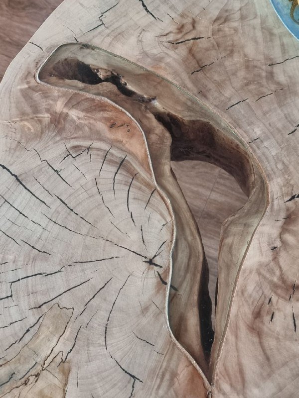 Журнальный стол со стеклянными вставками 6