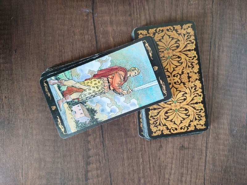 Розовое таро, Золотое универсальное таро, Винтажное таро, Оракул Ленорман, Golden Wirth Tarot 2