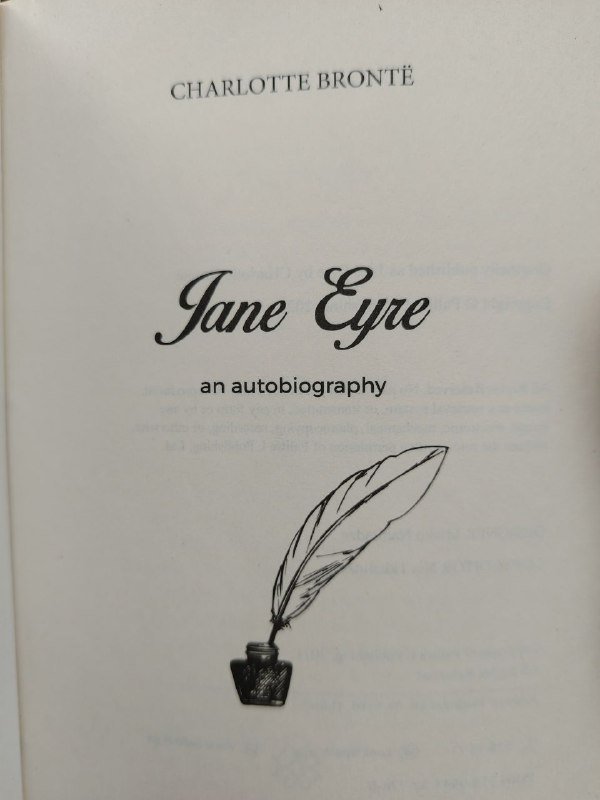 Книга Джейн Эйр на английском языке 3