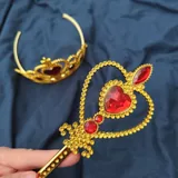 Костюм Белоснежки, корона и волшебная палочка 6
