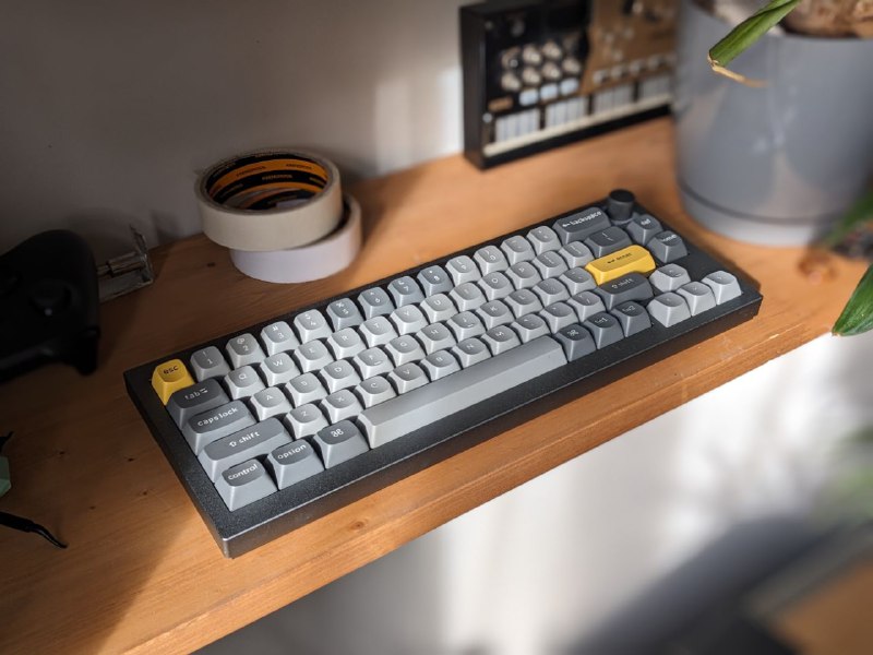 Keychron Q2 механ.keyboard Knob Version v65% Gateron G Pro Brown