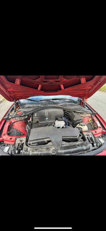 BMW F30 328i 2016 красный седан