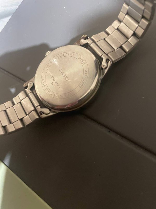 Casio часы с классическим дизайном, стальной корпус и браслет 3