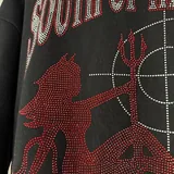 Худи со стразами South of Heaven 2