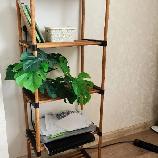 Стеллаж, весы напольные, корзина для белья