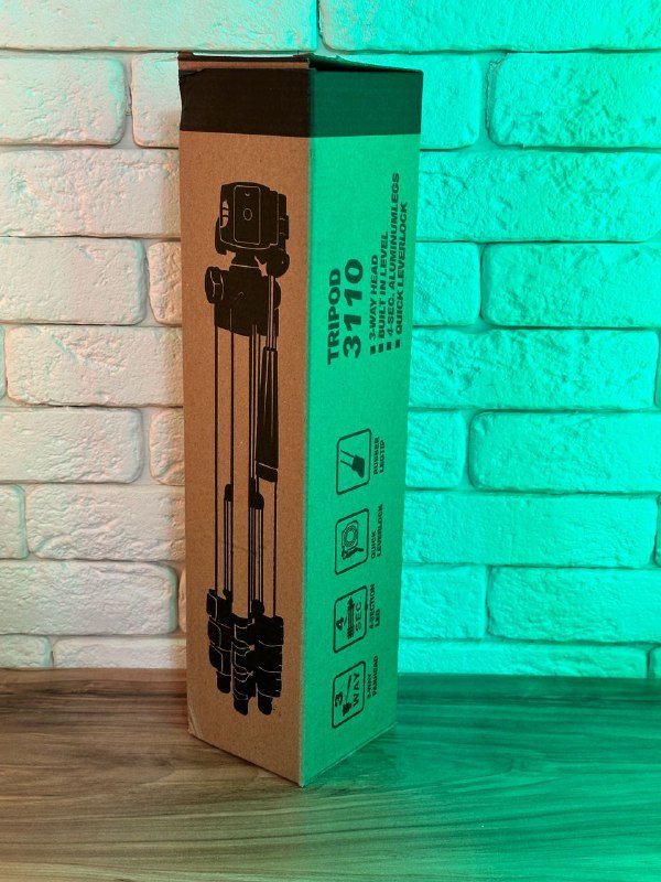 Штатив с креплением для телефона и фотокамеры