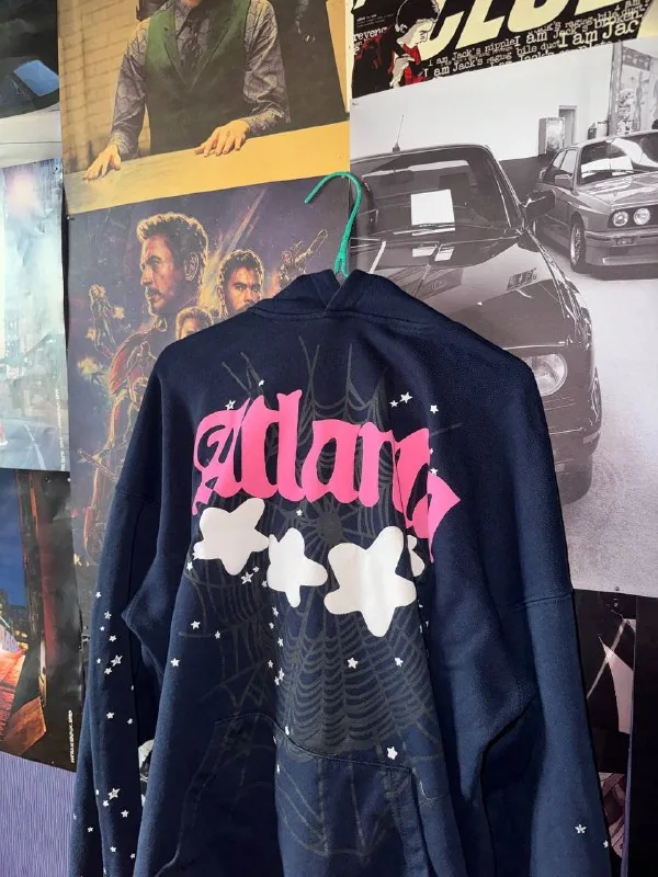 Худи Sp5der Atlanta Blue 1