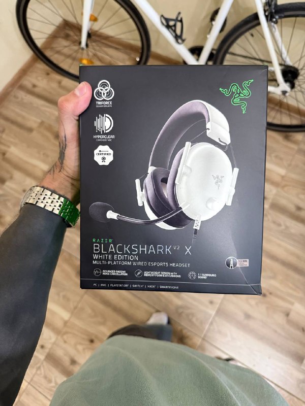 Игровые наушники Razer Blackshark V2 X White Edition