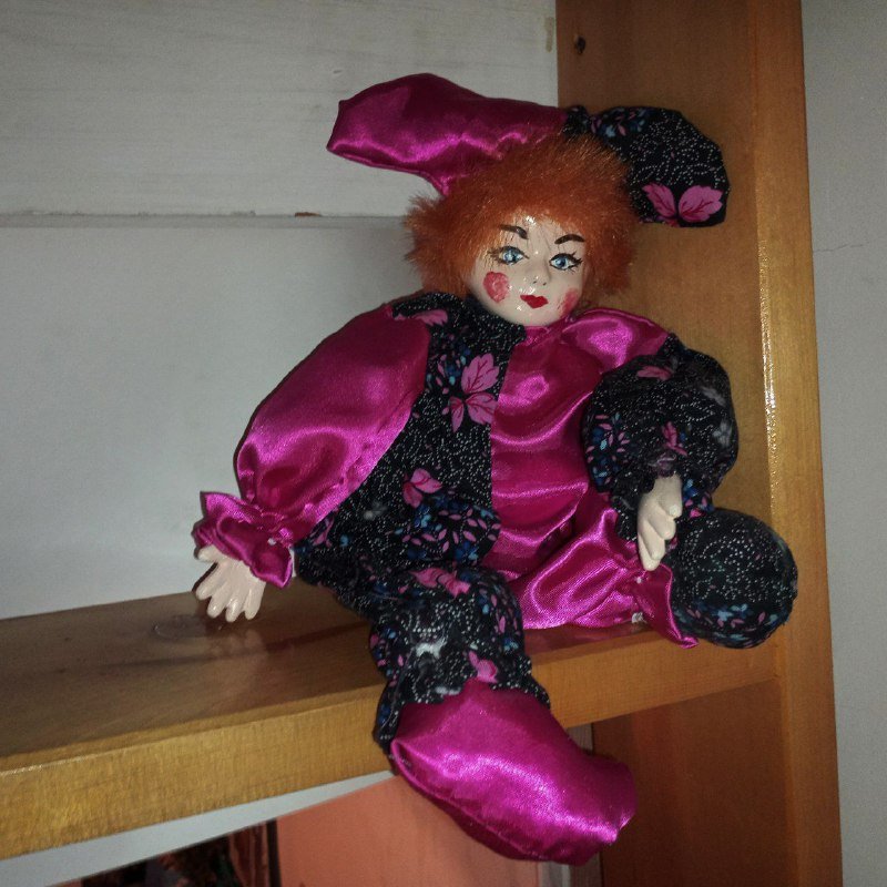 Игрушка клоун ручной работы 2