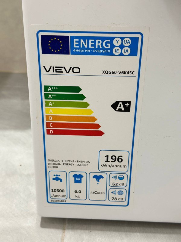 Стиральная машина VIEVO 6KG 4