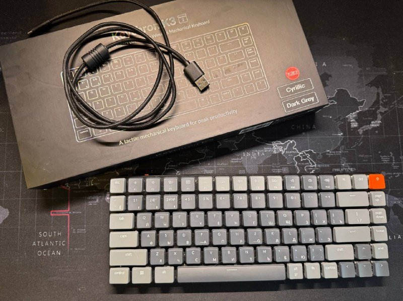 Мышь Razer DeathAdder V3 Pro, Клавиатура Keychron K3 V2 2