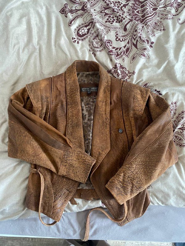 Куртка из натуральной кожи, размер S 2